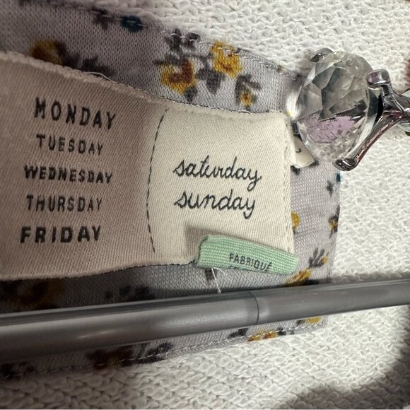 Saturday Sunday Light Gray Jacket comfy sweater zip up grey blazer style coat - Picture 4 of 6